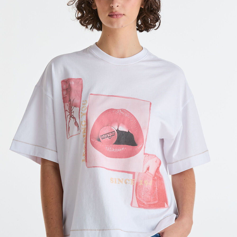 Stung Boxed Tee - White