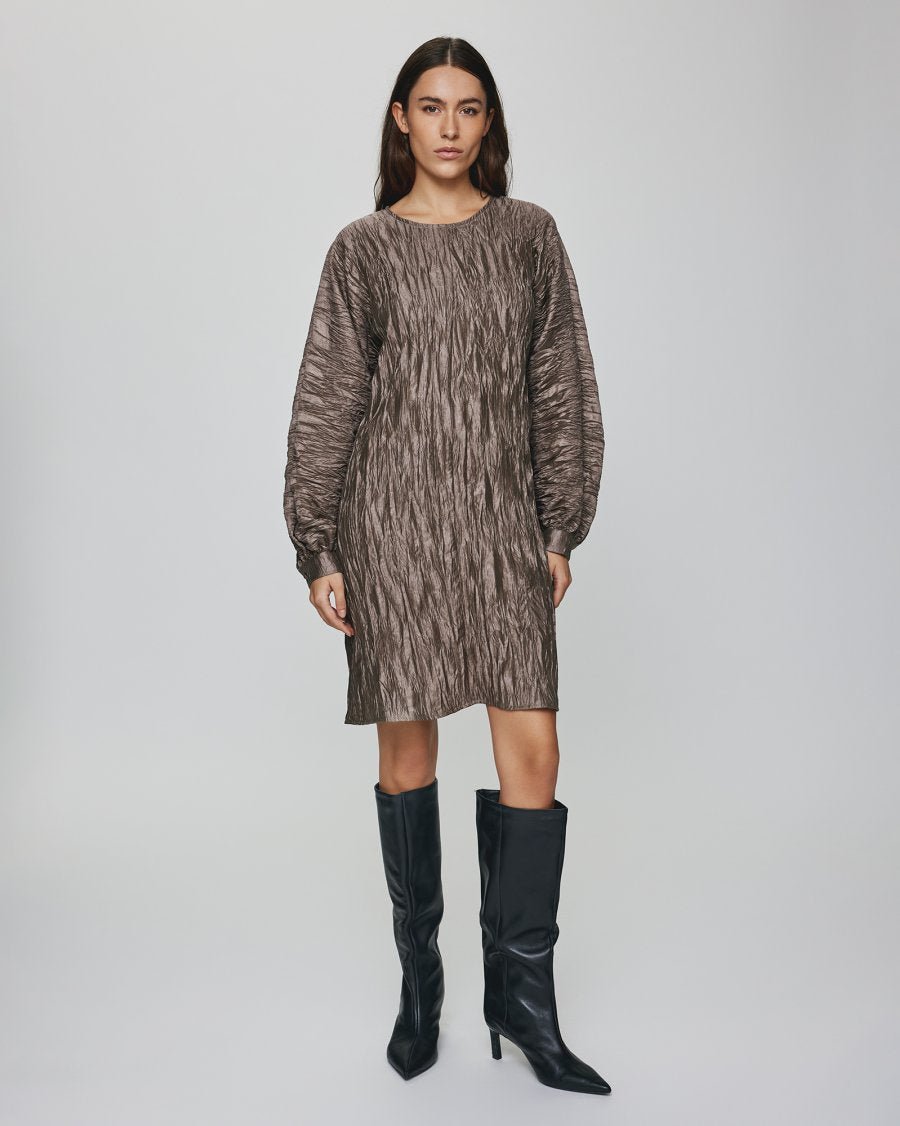 Ailey Dress - Walnut - Chillis & More NZ