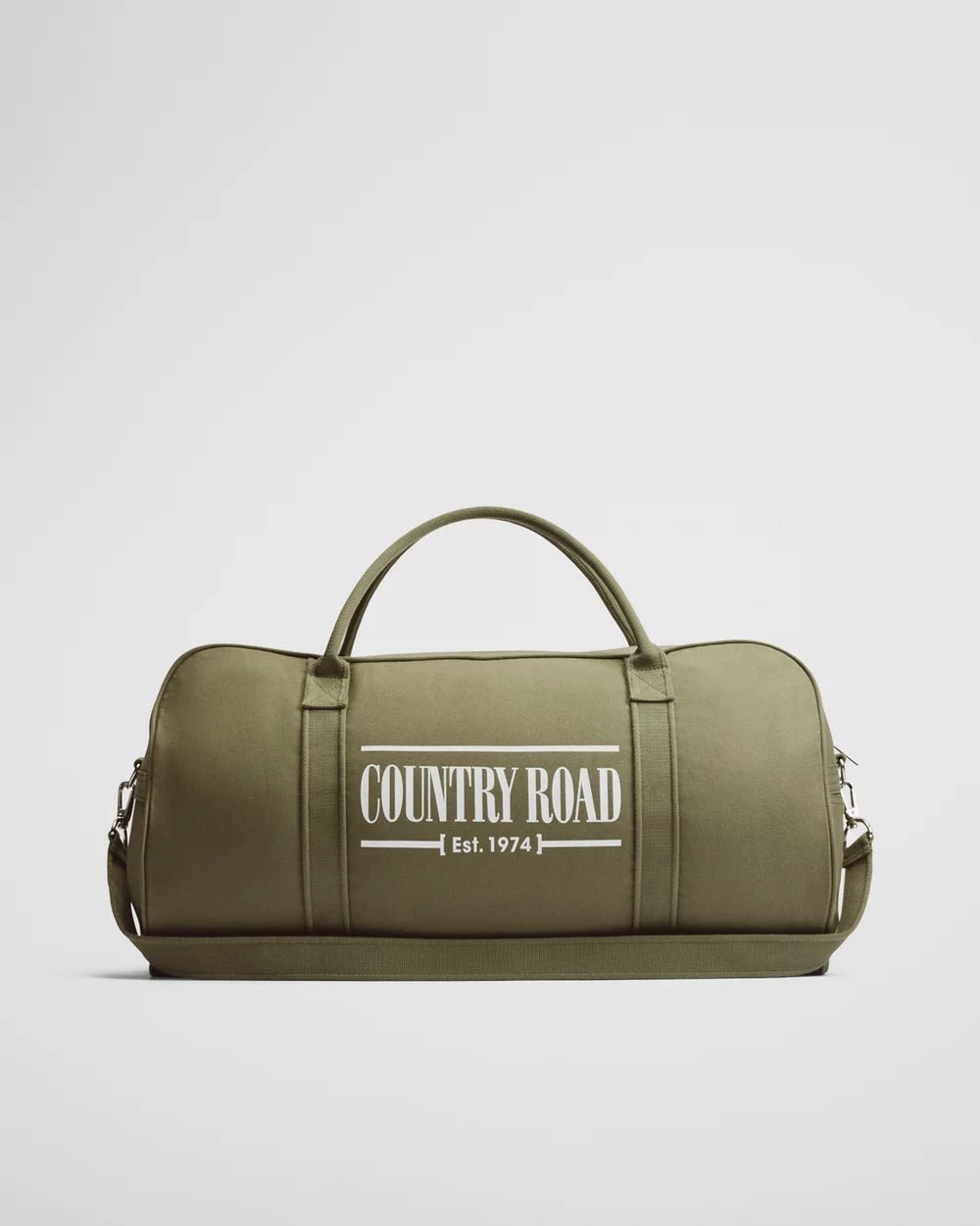 Australian Cotton Heritage Zip Canvas Tote - Forest Green - Chillis & More NZ