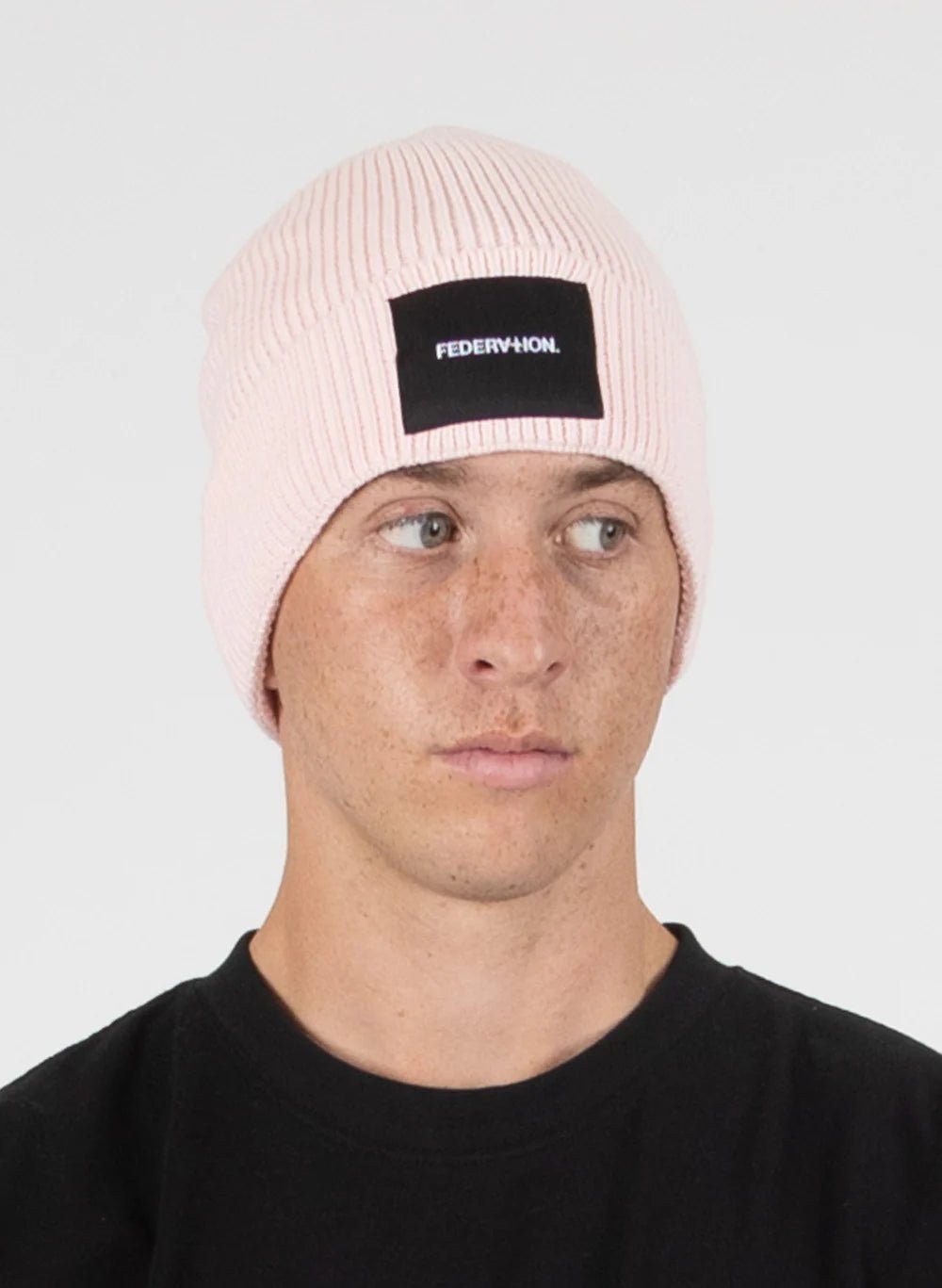 Badge Beanie - Pink - Chillis & More NZ