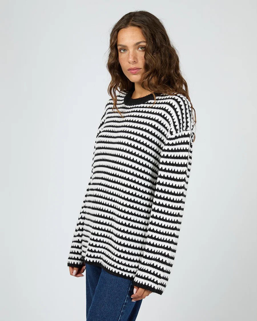 Bambi Knit Jumper - Black - Chillis & More NZ