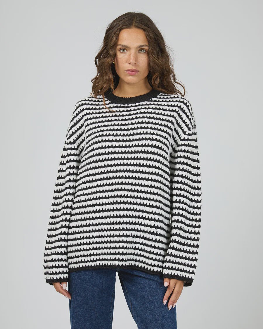 Bambi Knit Jumper - Black - Chillis & More NZ