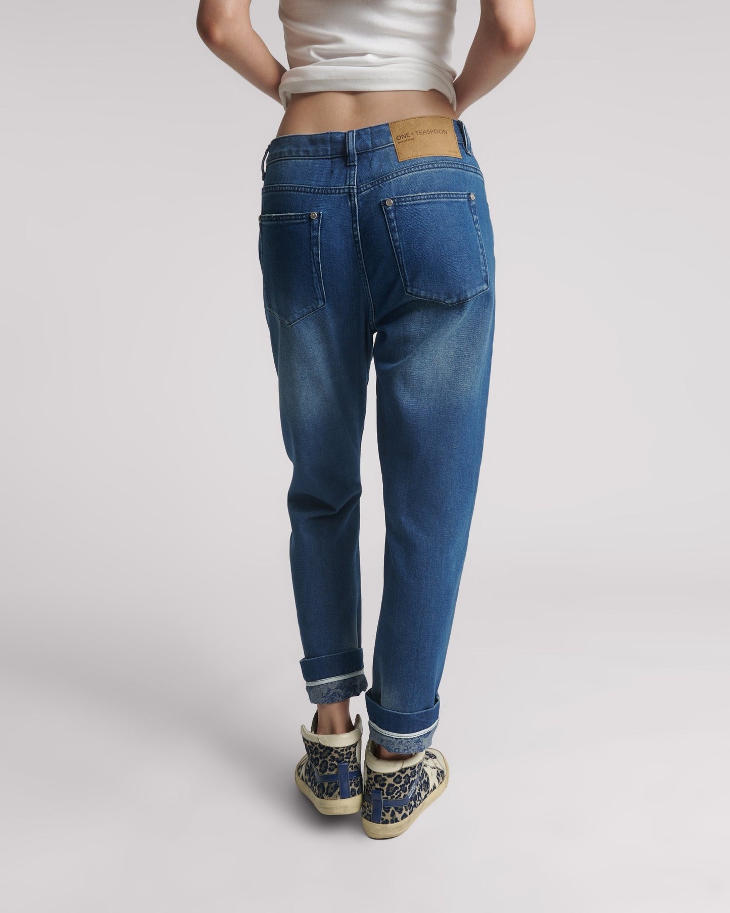 Bandits Low Waist Relaxed Jeans - Rosewood - Chillis & More NZ