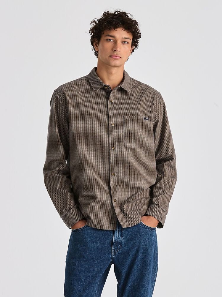 Bateman LS Shirt - Navy Check - Chillis & More NZ