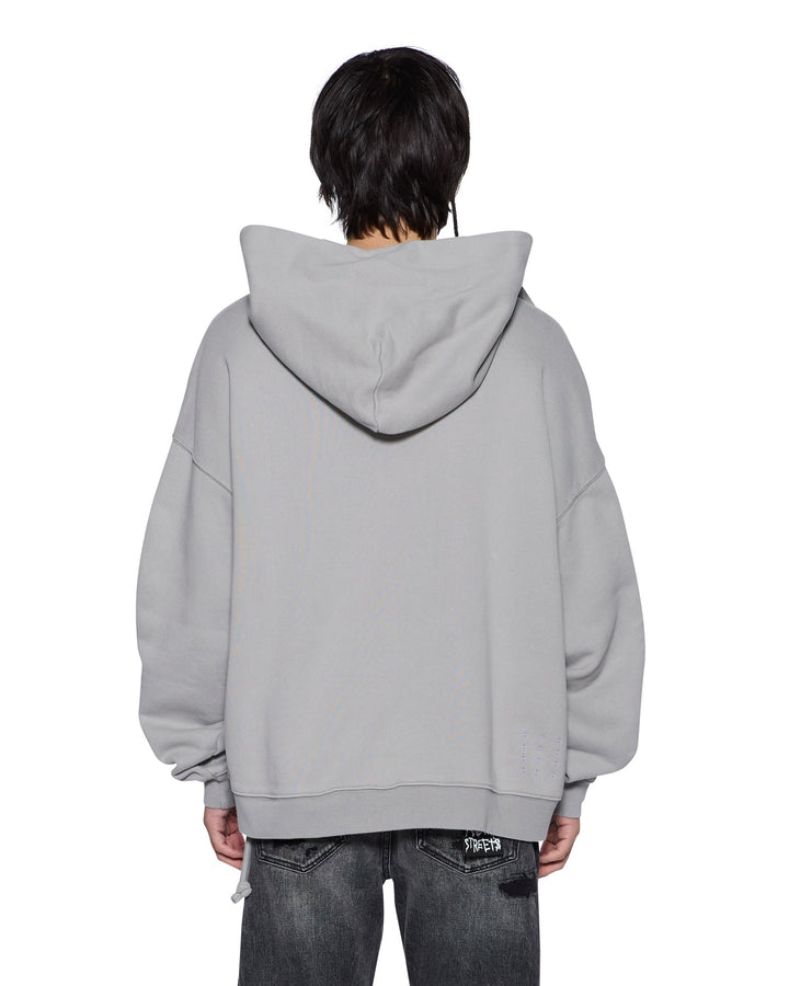 Blasted Hoodie - Smoke Grey - Chillis & More NZ