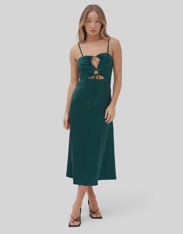 Clara Dress - Green - Chillis & More NZ