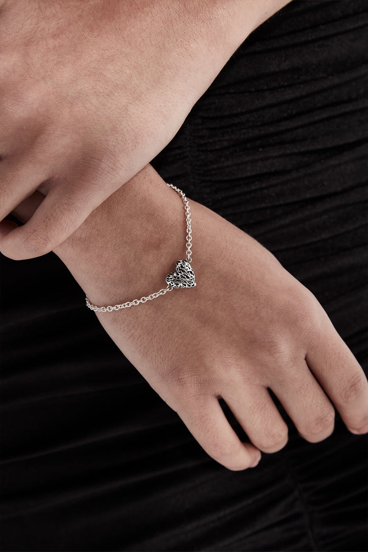 Death Metal Hearts Bracelet - Chillis & More NZ