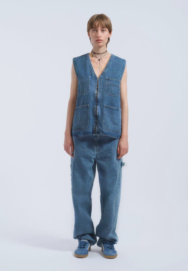 Denver Worker Vest - Stream Sky Retro - Chillis & More NZ
