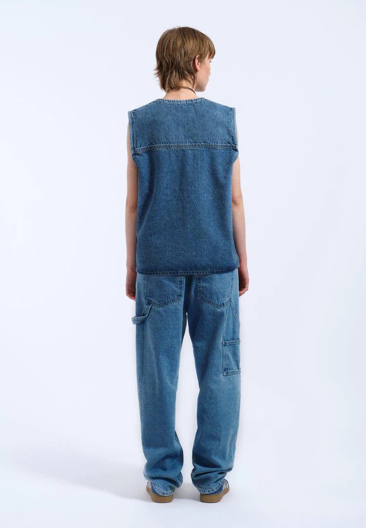 Denver Worker Vest - Stream Sky Retro - Chillis & More NZ