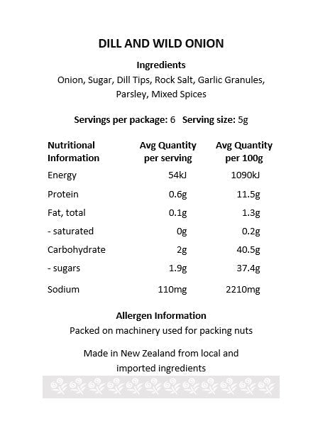 Dill & Wild Onion Dip - Chillis & More NZ
