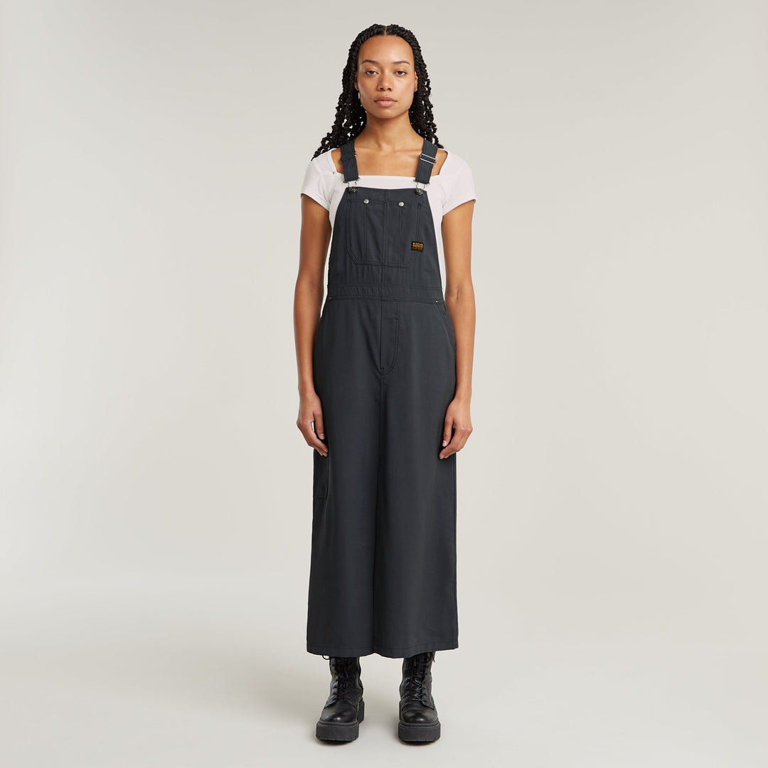 Dungaree Dress - Petrol - Chillis & More NZ