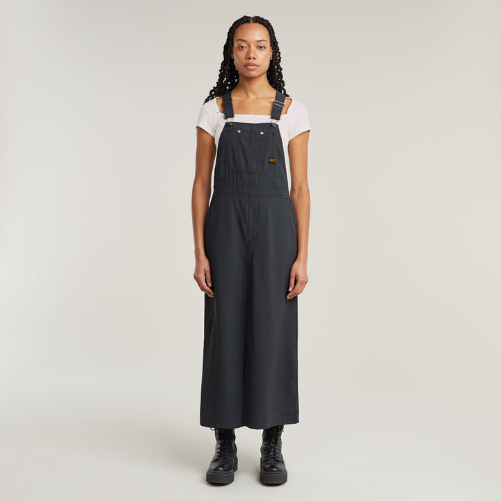 Dungaree Dress - Petrol - Chillis & More NZ