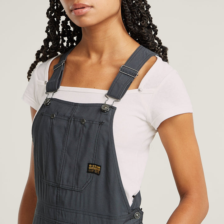Dungaree Dress - Petrol - Chillis & More NZ