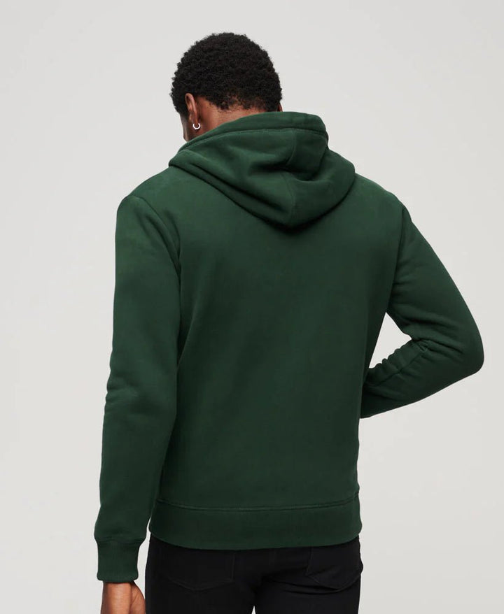 Essential Logo Zip Hoodie - Forest Green - Chillis & More NZ