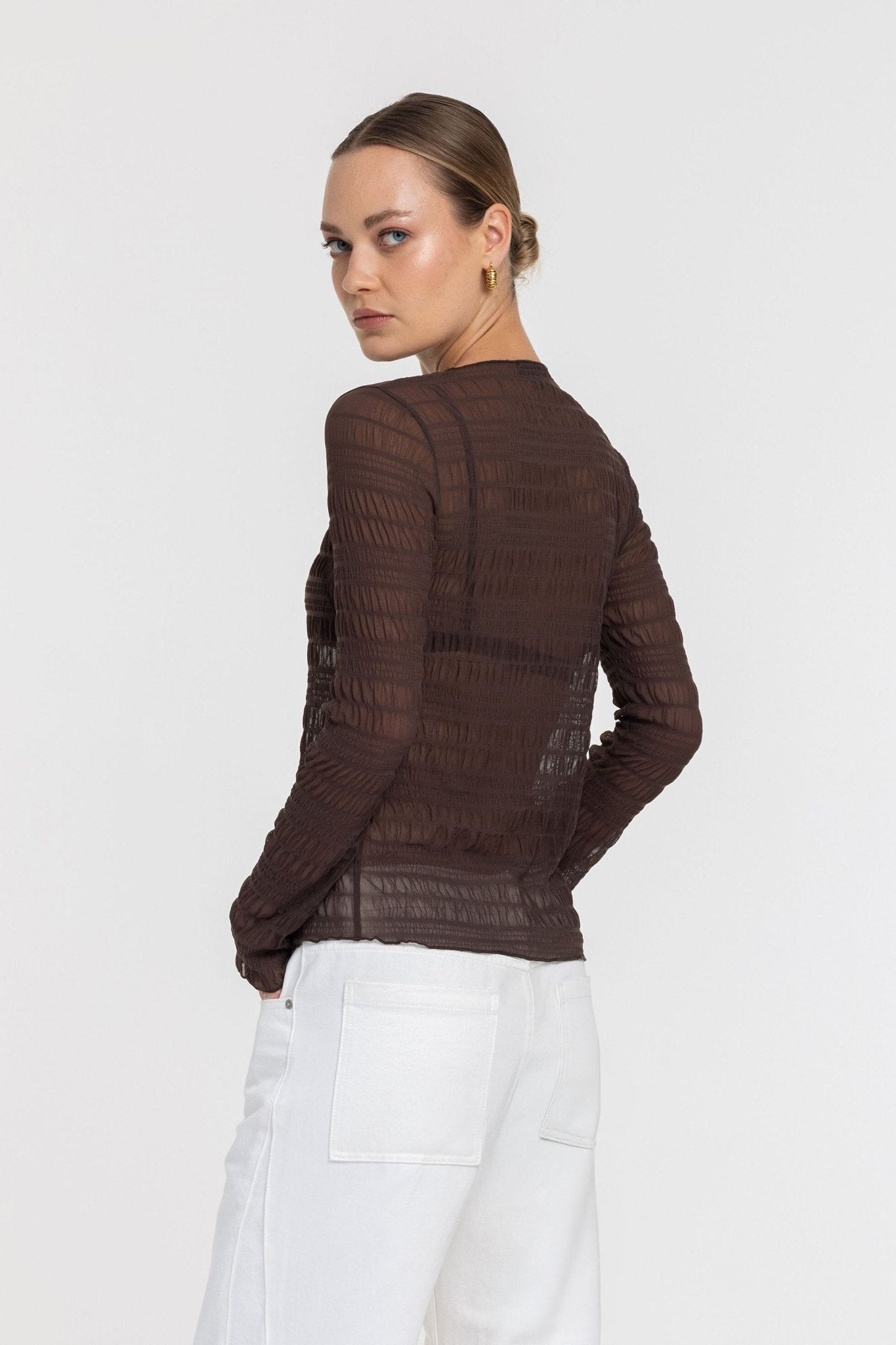 Gigi Top - Chocolate - Chillis & More NZ