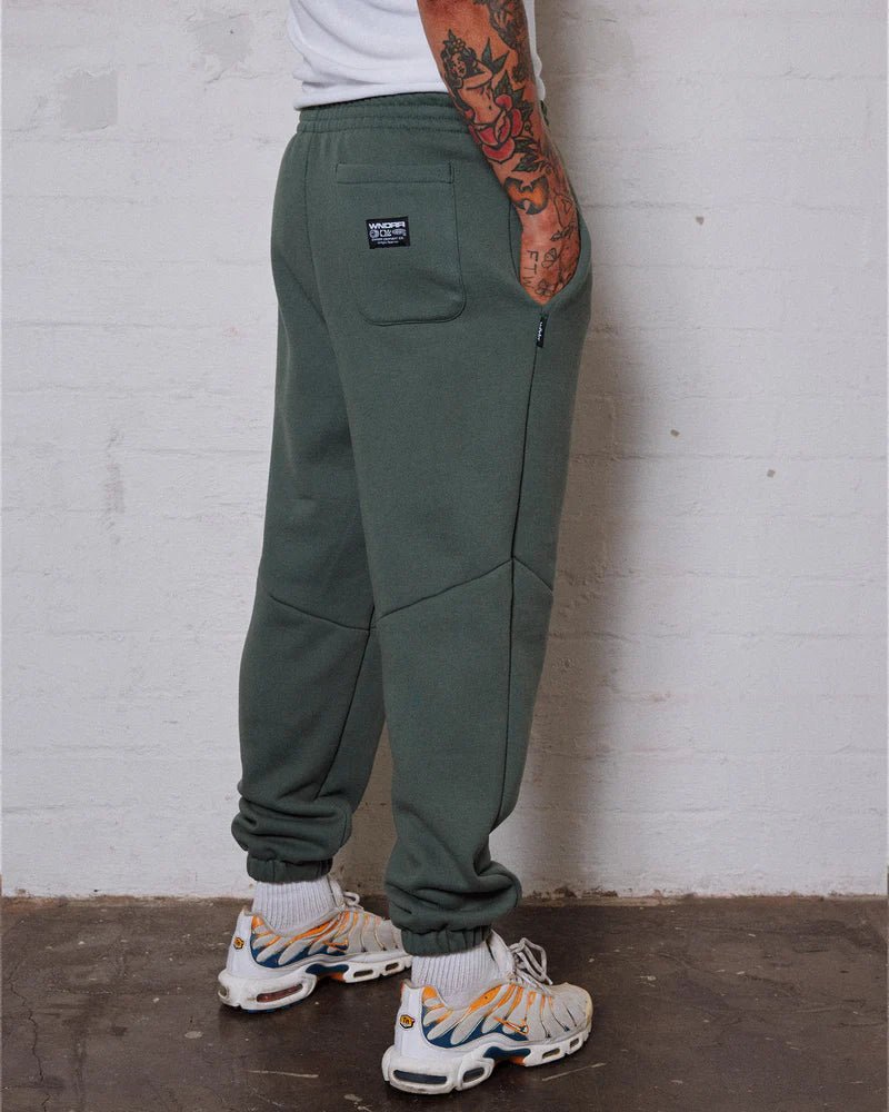 Halo Baggy Trackpant - Dark Green - Chillis & More NZ