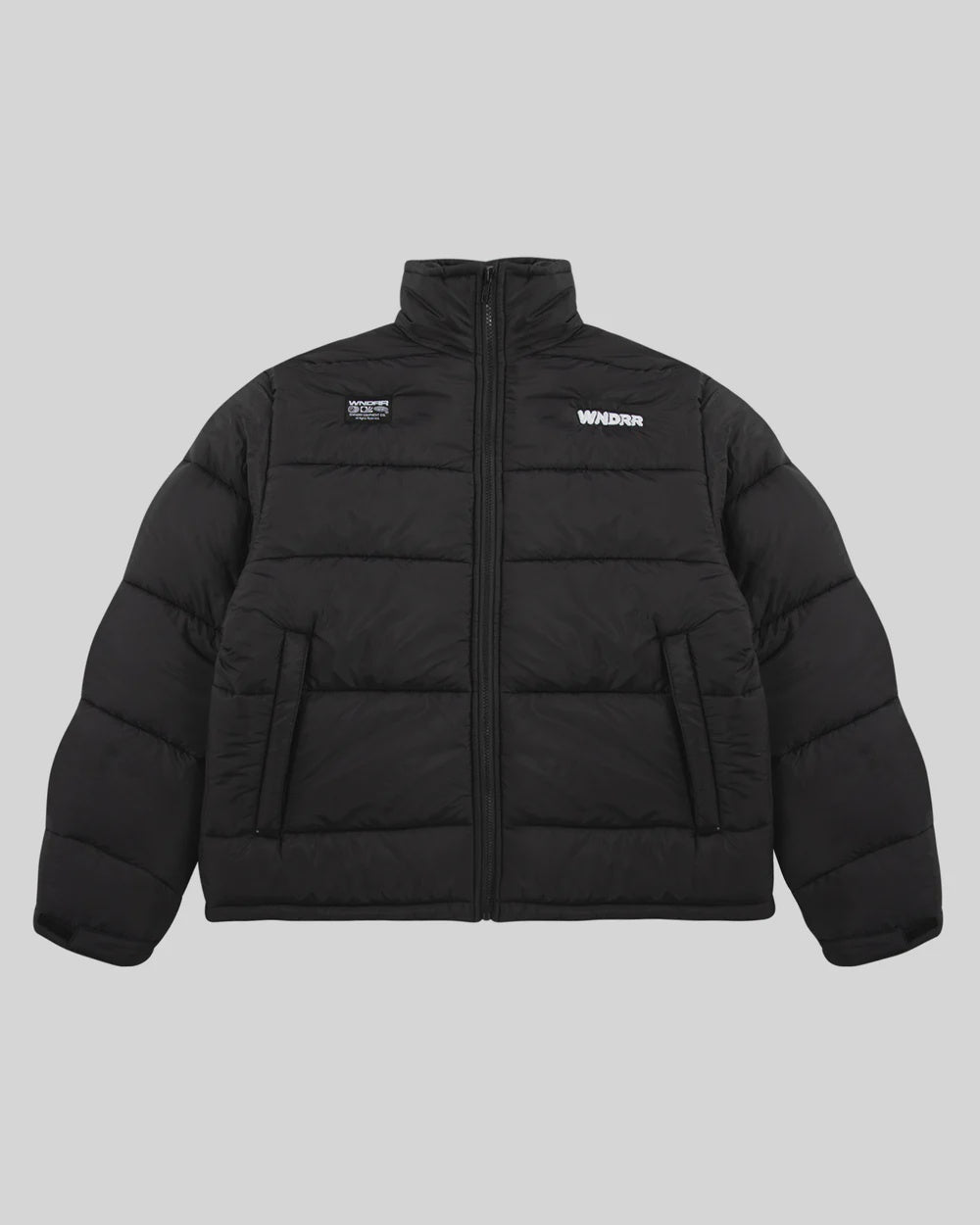 Halo Puffer Jacket Black – Chillis More NZ - Main Image
