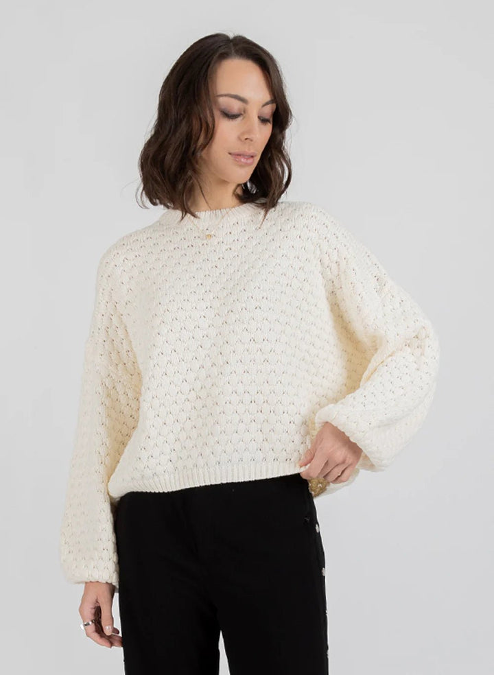 Honeycomb Knit - Butter - Chillis & More NZ
