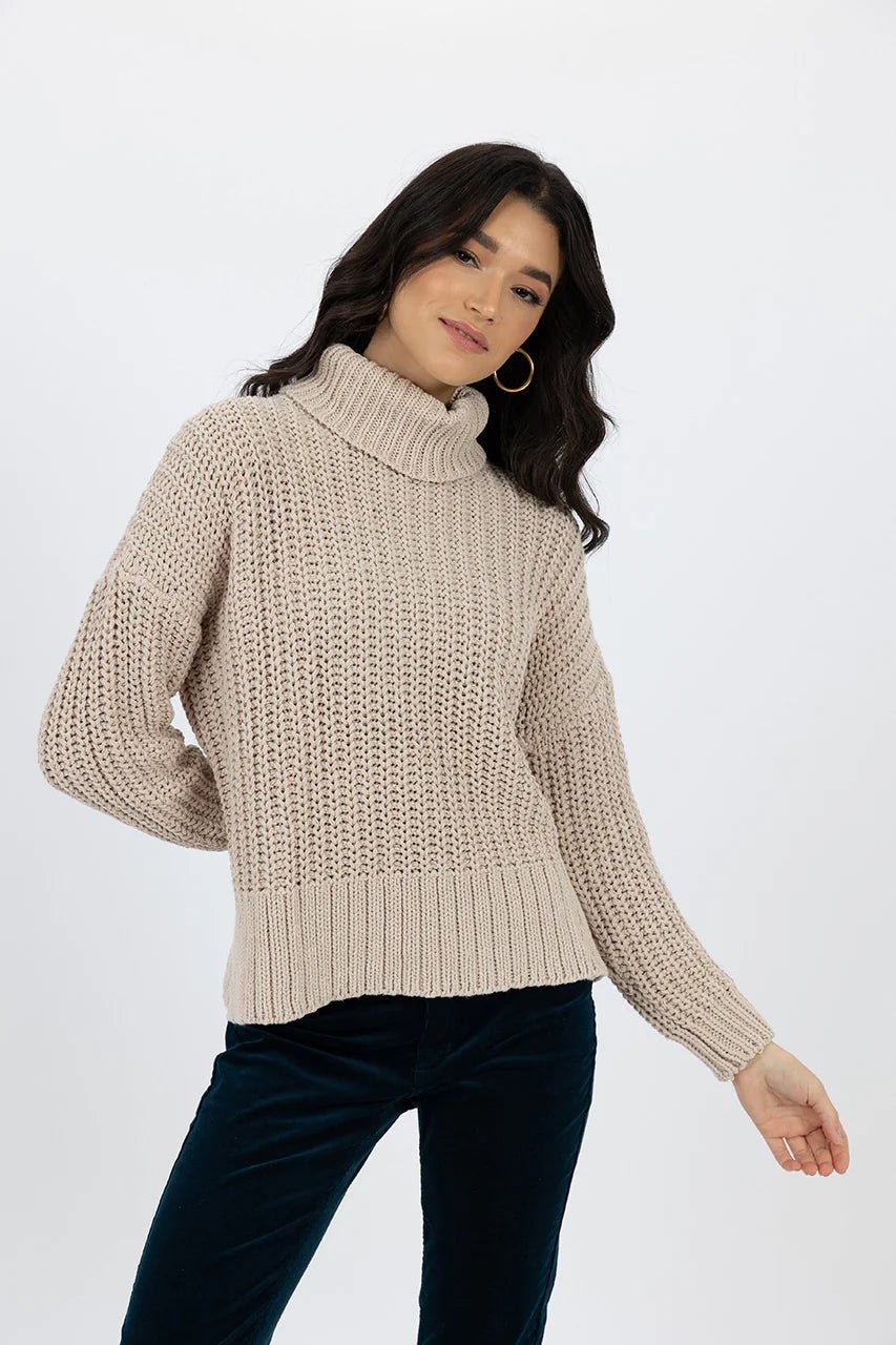 Jordie Knit Jumper - Sand - Chillis & More NZ