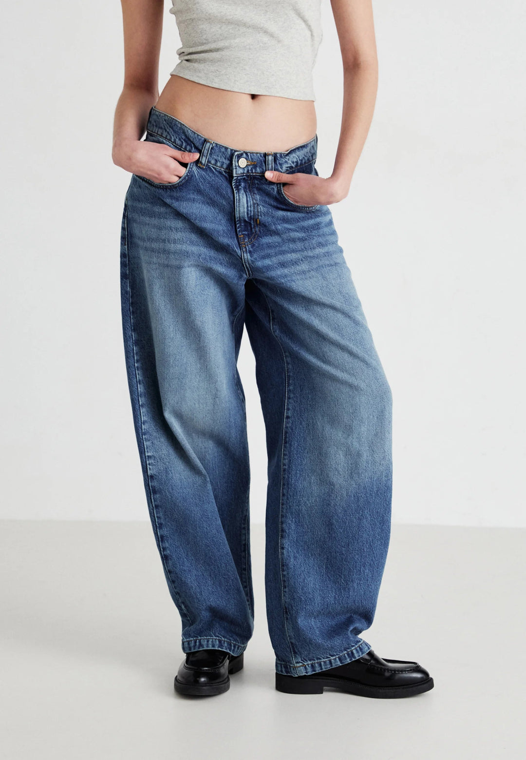 Larrie High - Rise Baggy Jean Talea Wash - Chillis & More NZ