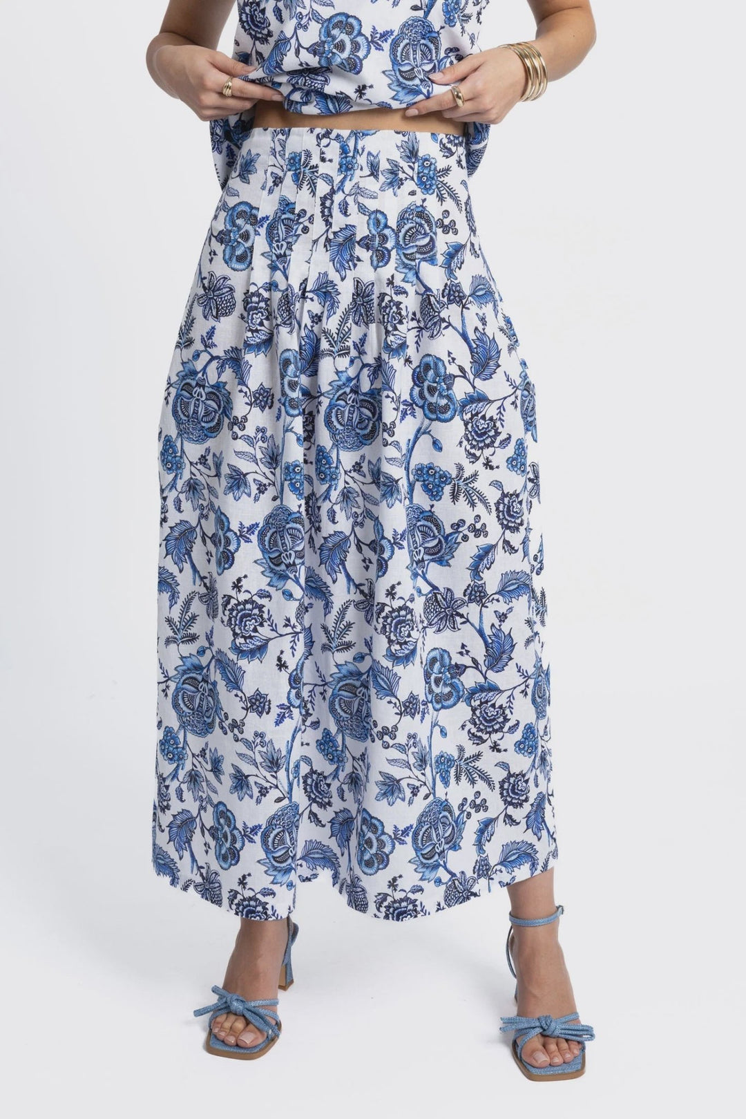 Le Jardin Skirt - Jardin Print - Chillis & More NZ