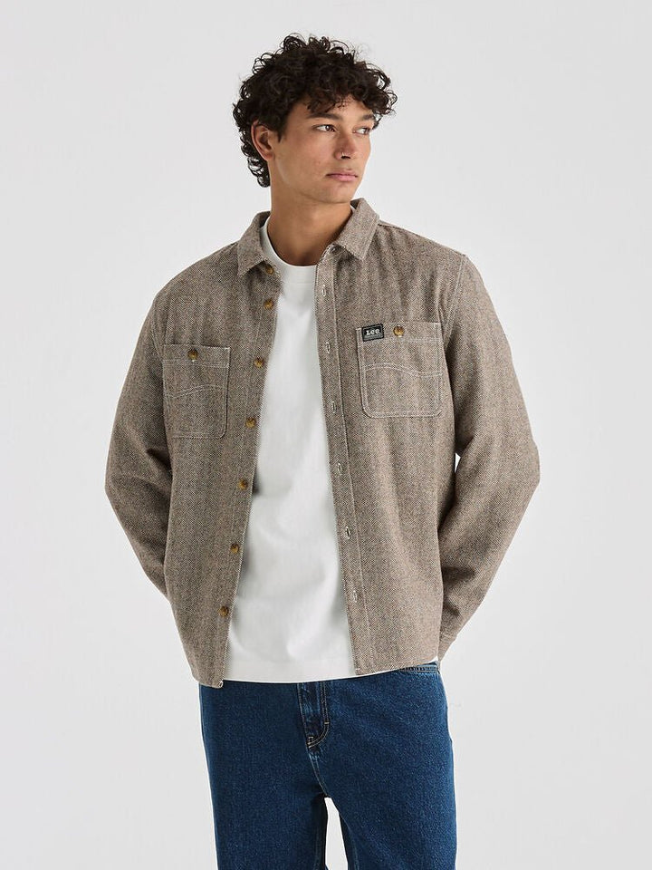 Lee Worker LS Shirt - Herringbone - Chillis & More NZ