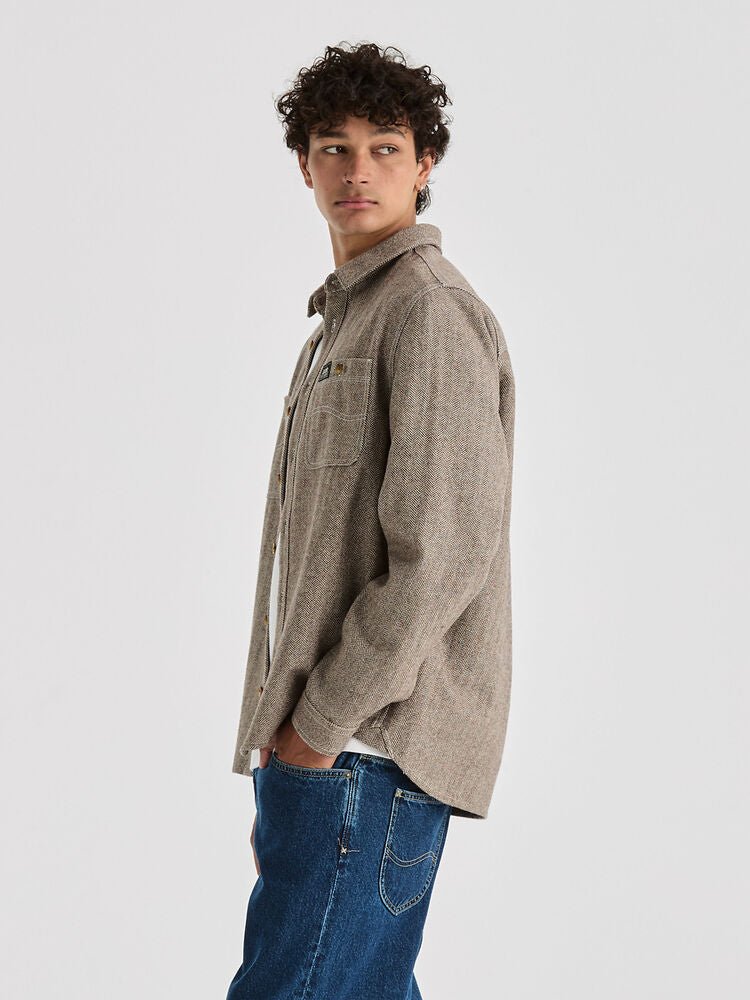Lee Worker LS Shirt - Herringbone - Chillis & More NZ
