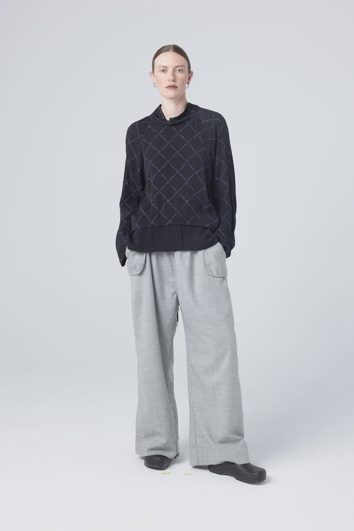 Parka Sweater - Midnight Net - Chillis & More NZ