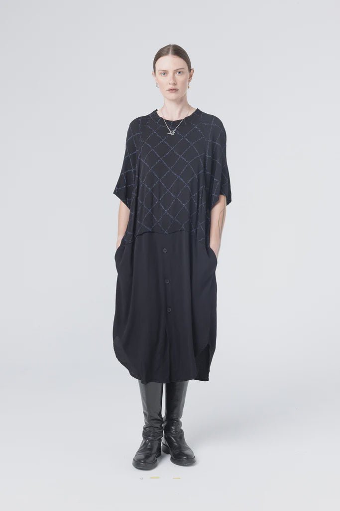 Parkway Dress - Midnight Net - Chillis & More NZ