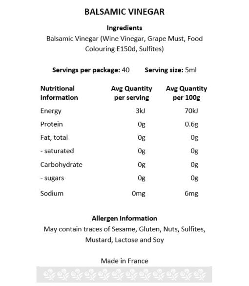 Pink Gold Tall Balsamic Vinegar - Chillis & More NZ