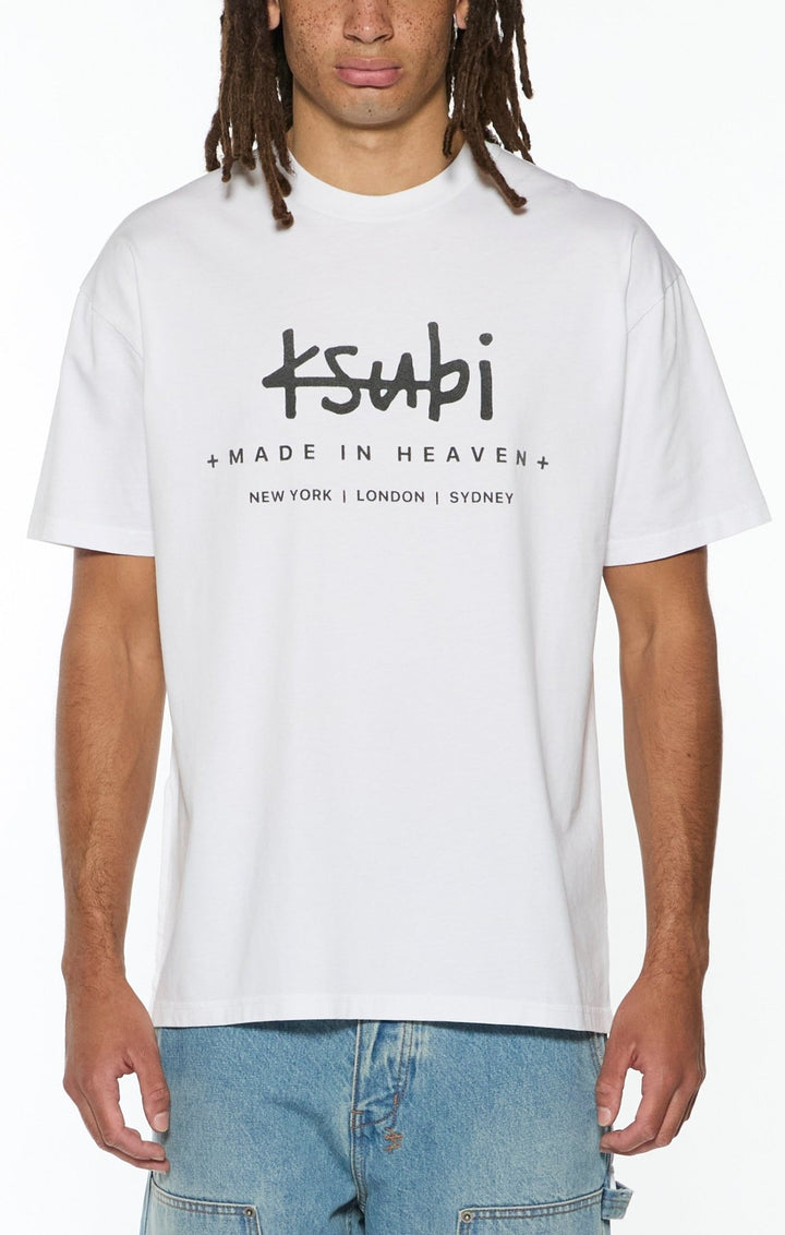 Plated Biggie SS Tee - Tru White - Chillis & More NZ