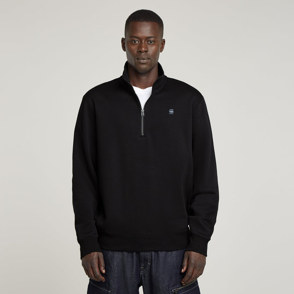 Premium Core Half Zip R SW L/S - Dk Black - Chillis & More NZ