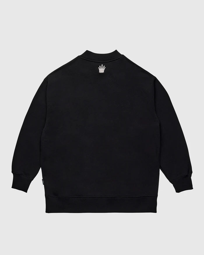 Prologue Crew Sweater - Black - Chillis & More NZ