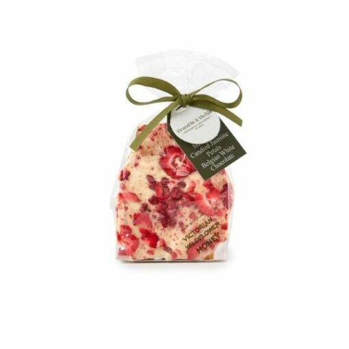 Raspberry, Strawberry & White Chocolate Honeycomb - Chillis & More NZ