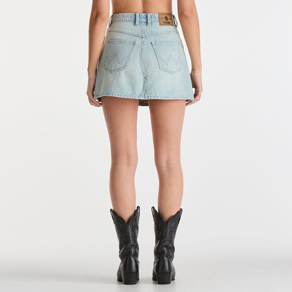 Repair Mini Skirt - Sun Bleached - Chillis & More NZ