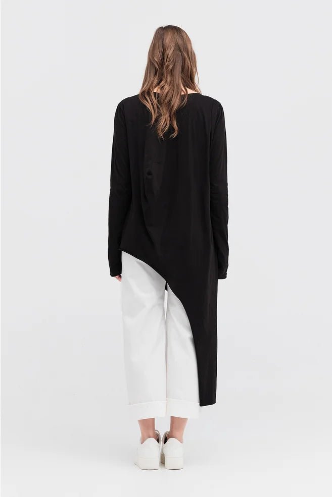 Rotate Tunic - Black - Chillis & More NZ