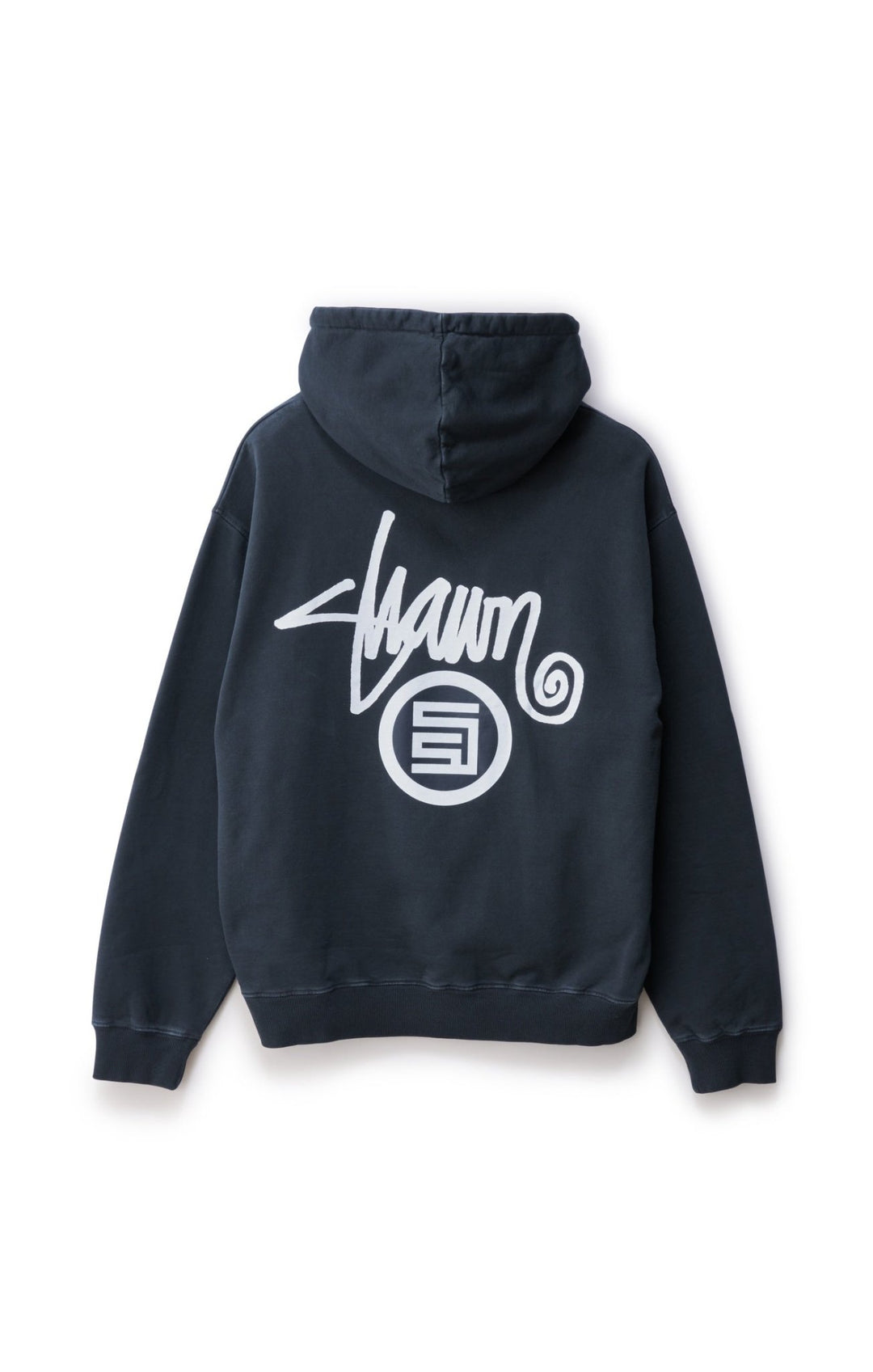 Shawn Dot Zip Thru Hood - Washed Navy - Chillis & More NZ