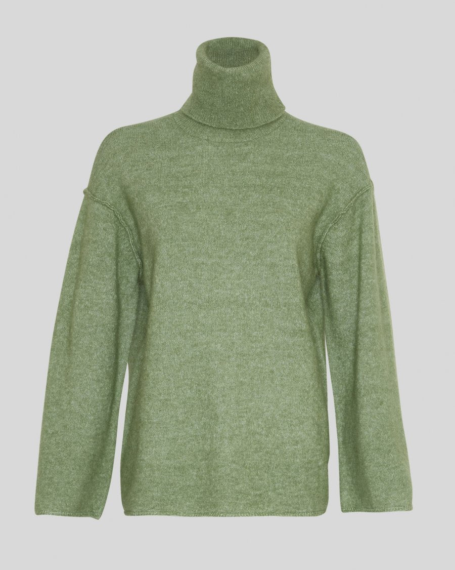 Sistine Roll Neck Pullover - Willow Bough - Chillis & More NZ