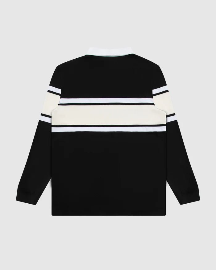 Studio Panel Rugby Polo - Faded Black - Chillis & More NZ