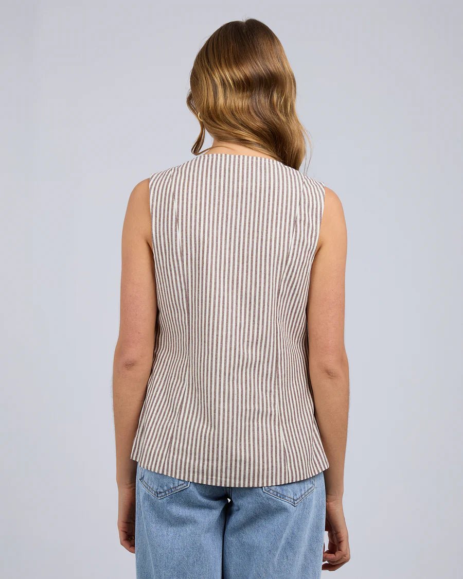 Sunday Tie Top - Chocolate - Chillis & More NZ