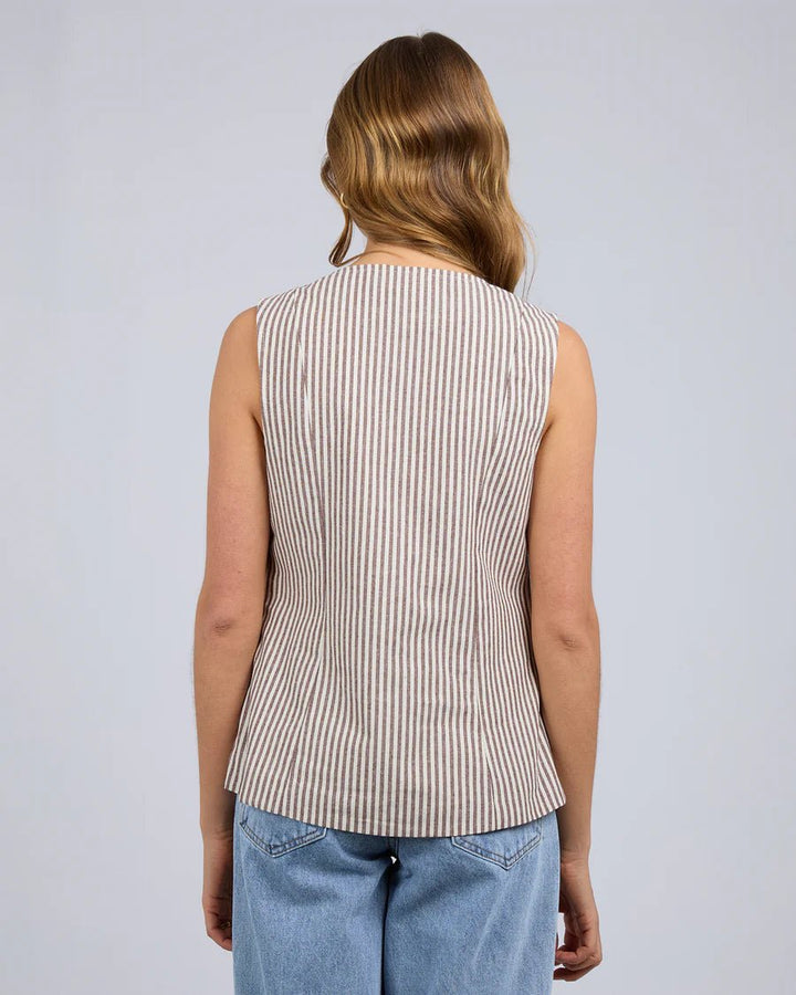 Sunday Tie Top - Chocolate - Chillis & More NZ