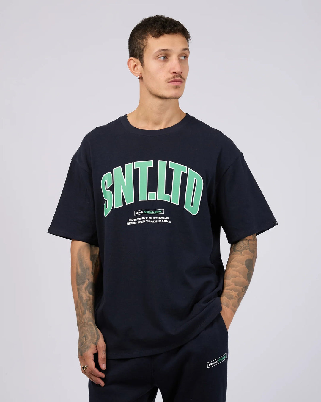 Superbold Tee - Navy - Chillis & More NZ