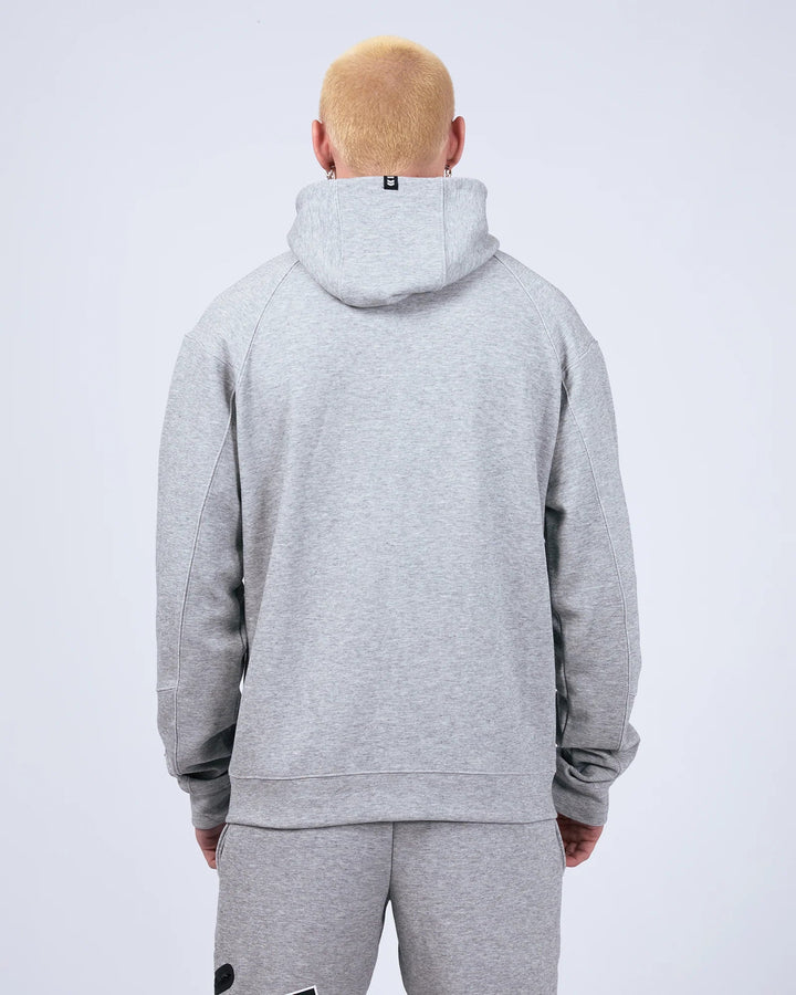 Tech Zip Hoodie - Grey Marle - Chillis & More NZ