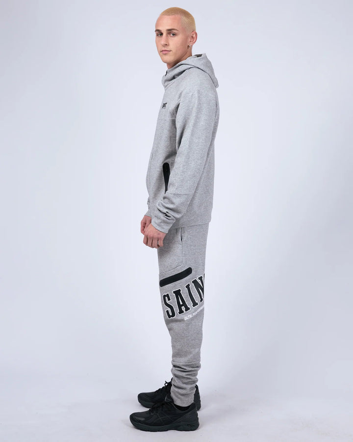 Tech Zip Hoodie - Grey Marle - Chillis & More NZ