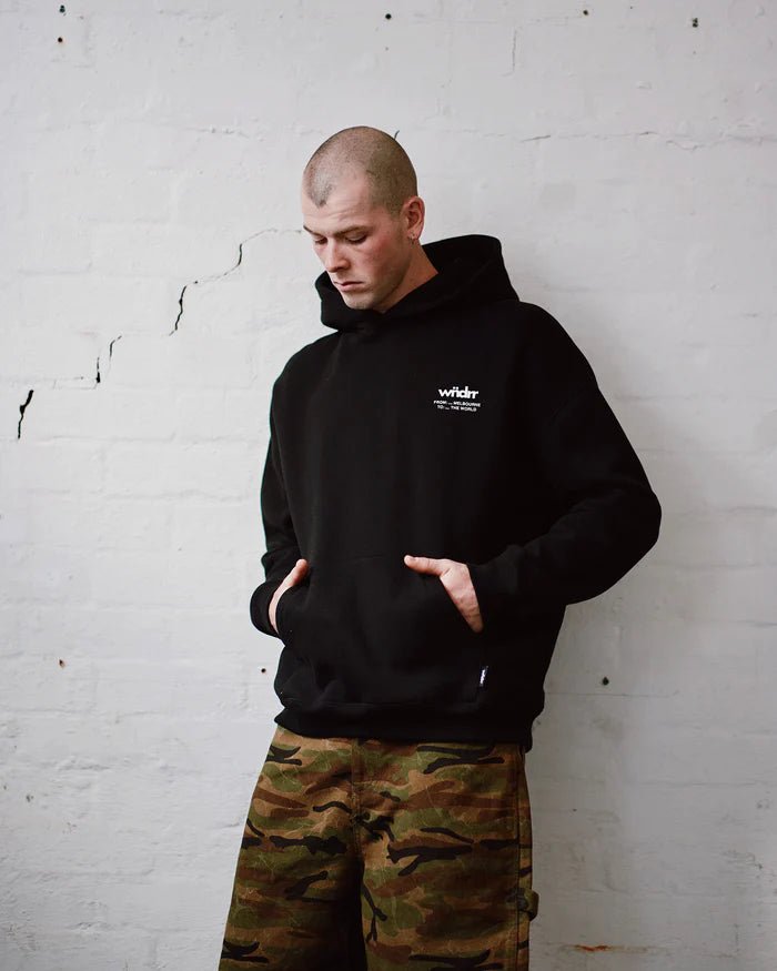 The World Hood Sweat - Black - Chillis & More NZ