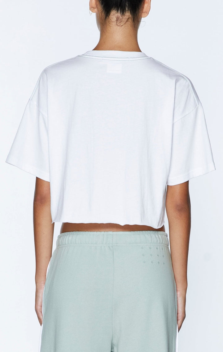Unchained Oh G Crop Top - White - Chillis & More NZ