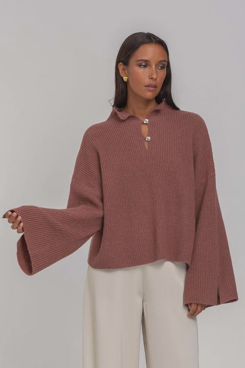 United Sweater - Rosy Brown - Chillis & More NZ