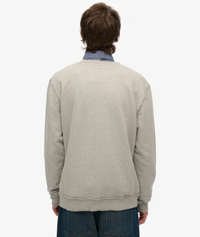 Vintage Athletic Crew - Vintage Sweat Grey Marle - Chillis & More NZ