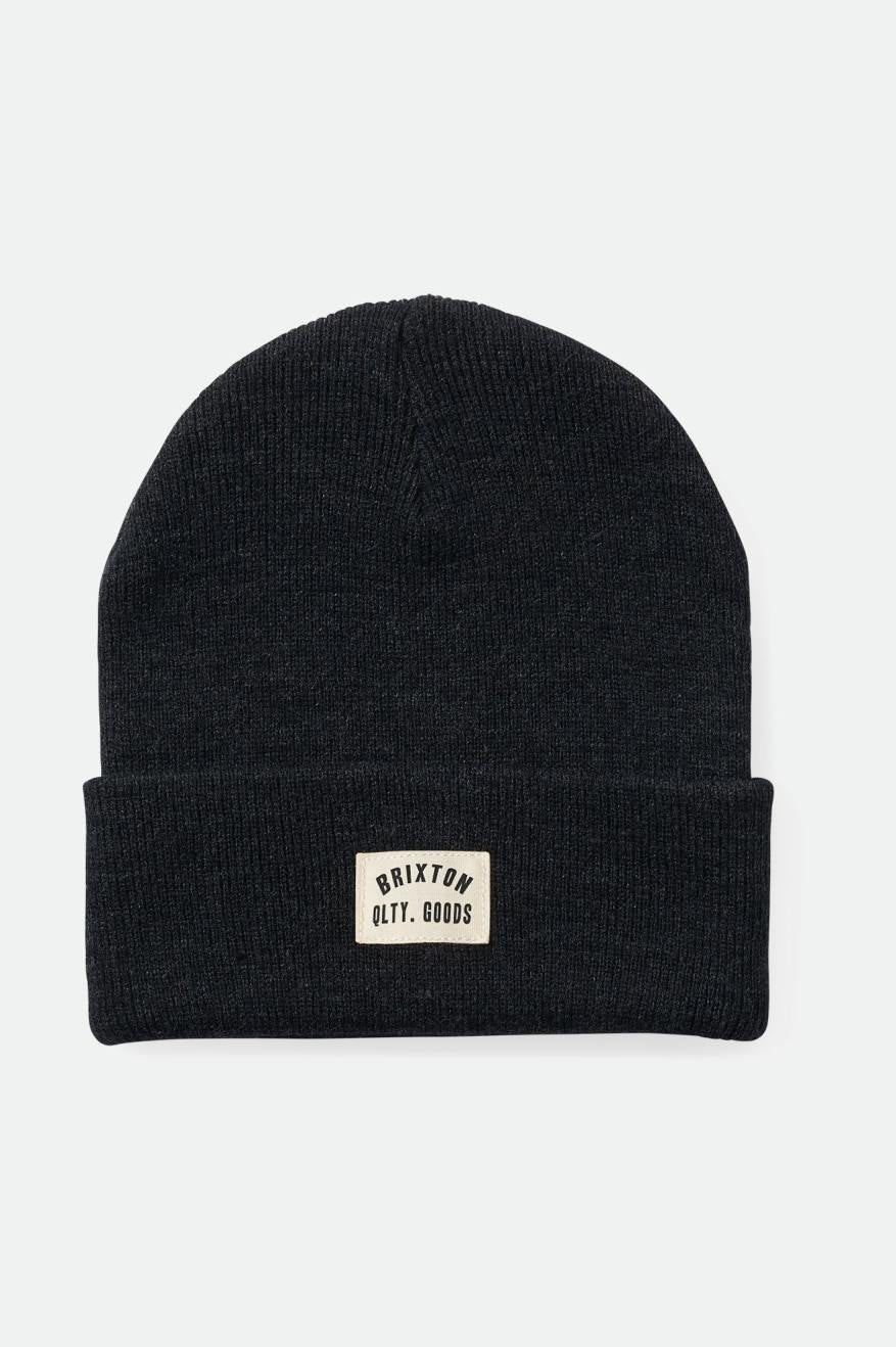 Woodburn Watch Cap Beanie - Washed Black - Chillis & More NZ