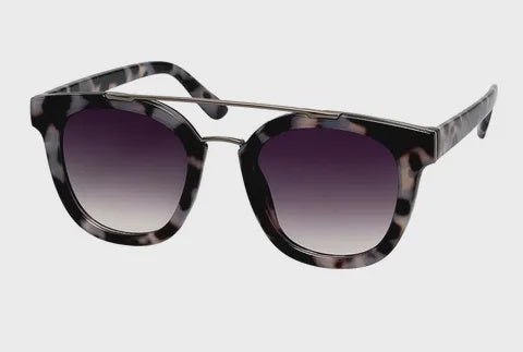 7688F Unity Retro Fashion Sunglasses - Grey Tort - Chillis & More NZ